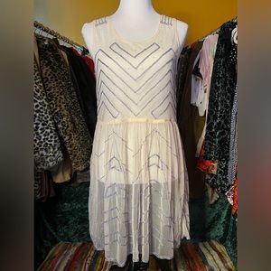 NWT Free People Intimately sheer baby pink top/dress